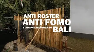Pagar Bambu 🎋 Rumah Impian Estetik Di Bali 🏡 anti roster| IRT DAILY BALI VLOG 🌄 