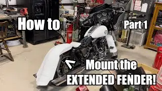 Часть 1 &mdash; Установка удлиненного крыла &mdash; Harley Electra Glide Extended Bagger 2006 года