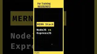 Node.js vs Express.js Explained | Learn NodeJS, ExpressJS | MERN Stack, Web Development #coding