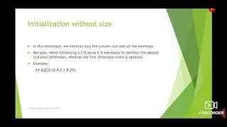 C Programming for Problem Solving Module 3 Arrays and Strings Session 4 2d arrays