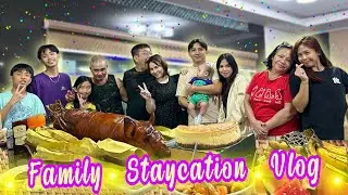 VLOG#12 - Family Staycation Vlog | Chill Bonding & Random Moments ✨| Canale Family 