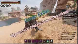 Conan Exiles. I continue with the leveling up of the Colossal Bear.