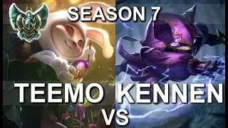 Teemo vs Kennen - Season 7 Ranked Gameplay - League Of Legends