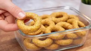 Я Сделала Белковые Кольца из Нутa! Легкий, Полезный Снек & Без Муки!