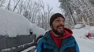 Lake effect snowstorm continues to dump snow on us! Will it ever stop?