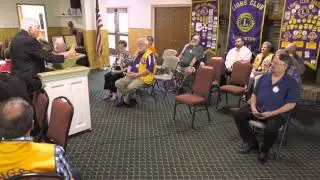 Lions Club Meeting 06.29.2016 - Board of Director Installation