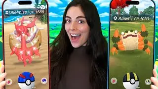 *NEW* Shiny Dhelmise Caught! (Pok&eacute;mon GO: Pinch Perfect Event!)