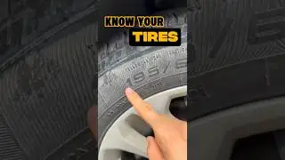 Choosing the Right Tires Decoding Numbers & Letters on Your Tires #carhacks #interesting #knowledge