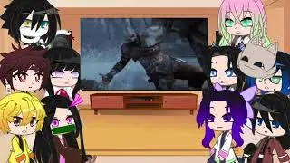 Demon Slayer react to God of War Ragnarok