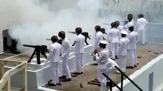 This gun salute at Southern Naval Command will give you goosebumps!