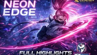 Hanabi Neon Edge Assassin Highlights | MLBB Full Gameplay