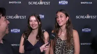 Eleanor Smith and Lilly-Lou Pastor Carpet Interview for Strings | Screamfest 2024