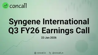 Syngene International Q3 FY26 Earnings Conference Call | Concall.in