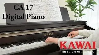 Демонстрация цифрового пианино KAWAI CA17 на английском языке.