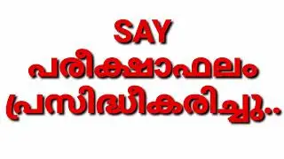 SAY  EXAM RESULT PUBLISHED, SAY EXAM RESULT- 2023