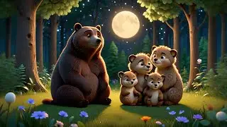 Five Cozy Cubs Yawn and Nap | Soothing Bedtime Song for Kids | Gentle Nursery Rhymes