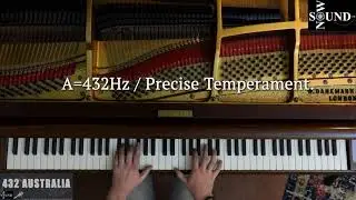 432Hz in Precise-Temperament: Simon Gray Performing Brahms Intermezzo, Op 118, No.2 in A Major