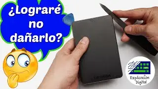 💻 Destapando DISCO DURO EXTERNO Toshiba Canvio Basics 1TB