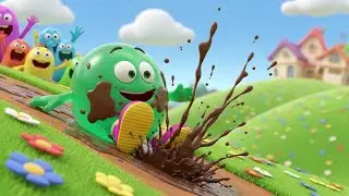 Fall Guys Jelly Runner Rolled Off the Moving Platform | Canciones Infantiles y Rimas para Ni&ntilde;os