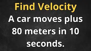 This Is How You Find Velocity (No More Confusion!)