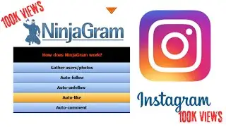 🔴 NinjaGram  Latest Version 2024 | Instagram Auto Follower/Unfollower Bot || UJK Cracks 🔴