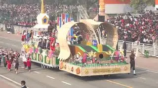 Arunachal Pradesh Tableau at Republic Day Parade dress rehearsal 2023