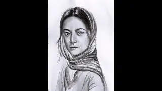 N925 每日水墨人物素描 美女 Daily Water-ink Portrait Sketch Beautiful Girl 수묵 인물 스케치 水墨画の人物スケッチ