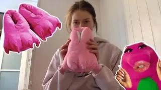 Dinosaur slippers... That's the video.