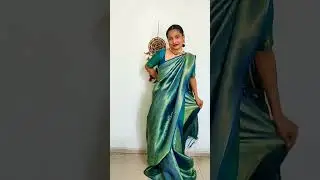 kanjeevaram saree drape #rekhamishra #draping #saree #indianclothing