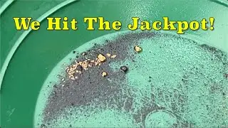 We Hit The Jackpot!! Gold Prospecting in Maine #goldprospecting