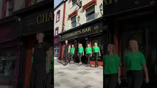 Experience the Spirit of Ireland - Irish Dancers perform outside Charlie's Bar in Enniskillen!