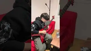 A playthrough in my couch from my new instrumental project  #shred #polyphia #mathrock #guitar