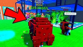 ME UNÍ A SERVIDORES PUBLICOS con el STRAWBERRY ELEPHANT en Escapa del Tsunami Brainrot 😱