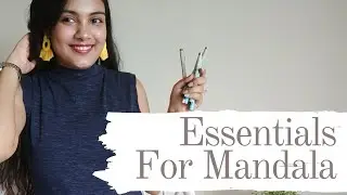 Basic essentials for Mandala | types of Tools & Pens for Beginners | Doodle Art | mandala drawing