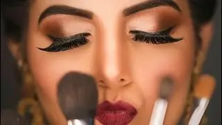 Highlight Dark skin makeup tutorial | how to cover hyperpigmentation & acne scar #rinkytoor #wedding