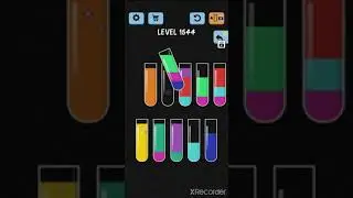 solve and solution water color sort game level 1544