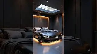 Audi Dream Bed Setup Futuristic Car-Inspired Bedroom Design 😍🔥#shorts #viral #viralvideos