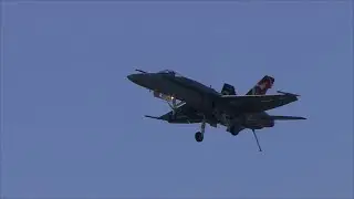 Spanish F18 Tiger demo team practice