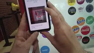 Using a Touchless Coca-Cola  Freestyle machine - Pouring Soda with my phone