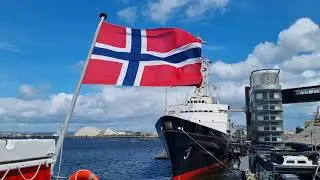 On board of D/S Hestmanden in Leith harbour, Edinburgh