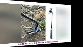 Garden Weeders Grass Rooting Loose Soil Rake Manganese Steel Hand Weeding Removal Puller Weed Puller