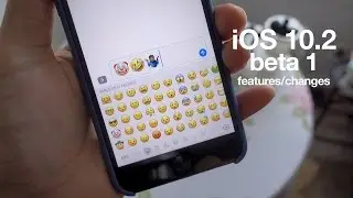 iOS 10.2 beta 1 features / changes!