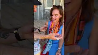 Coin Through Glass, how? 🤔 #magic #girls #america #california #tricks