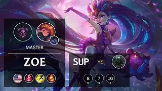 Zoe Support vs Pyke - NA Master Patch 9.18