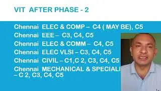 VITEEE Counselling #phase2