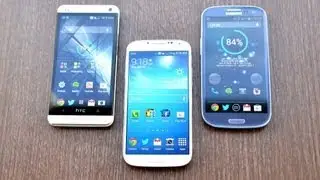 Samsung Galaxy S4 vs HTC One vs Galaxy S3 Speed Test!