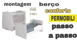 Como montar berço conforto mini cama passo a passo da marca permobili