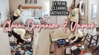 CLEAN, ORGANIZE & UNPACK WITH ME! | 2021 ENTIRE APARTMENT CLEAN WITH ME