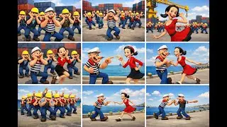 Popeye new year dance