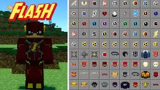 ATUALIZOU &Eacute; a Melhor Addon de Super-Her&oacute;is da FLASH para Minecraft PE 1.21.124 +100 Her&oacute;is